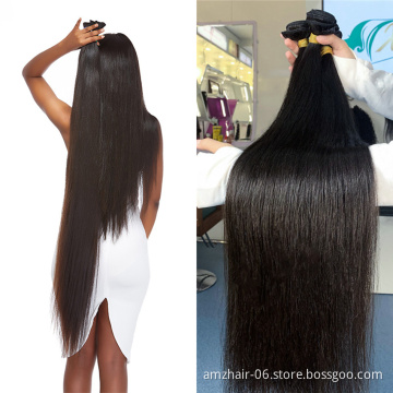 Raw Brazilian Virgin Cuticle Aligned Human Hair Extension Grade 8A 10A Remy Long Natural Human Hair Weave Bundles Vendors